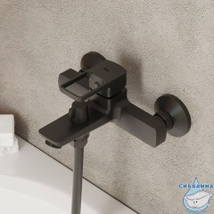 Смеситель для ванны, черный матовый, Bild, IDDIS, BILBL00i02WA