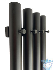 Полотенцесушитель электрический Grois Quartet GR-135 18×150 (черный матовый)