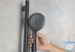 Душевая система Aquatek Вега 300 AQ1075MB (черный матовый)