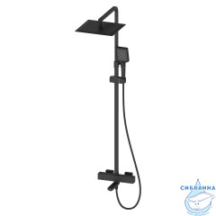 Душевая система Oliveeka D-Line 300 1 режим OL-739901-MB (черный матовый)