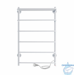 Полотенцесушитель электрический Indigo Hit с полкой П5 50х80 белый матовый (с возможностью скрытого подключения, подключение R/L)
