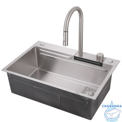 Кухонная мойка ABBER Wasser Kreis 68 см AF2194SP сатин