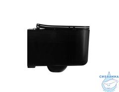 Унитаз подвесной безободковый Aquatek Мия AQ2004-MB (с сиденьем Soft Close (микролифт) 