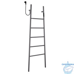 Полотенцесушитель электрический ABBER Treppe AH4705NG оружейная сталь