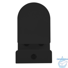 Унитаз напольный Abber Bequem AC1112TMB  с бачком и сиденьем Soft Close (микролифт)