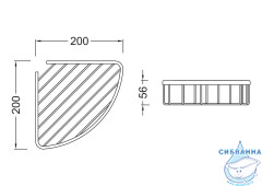 Полочка Aquatek AQ4906CR