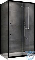 Душевое ограждение ABBER Schwarzer Diamant AG30160BH-S90B 160x90 профиль черный, стекло прозрачный (без поддона)