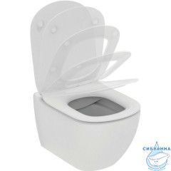 Унитаз подвесной безободковый Ideal Standard Tesi T536001 с сиденьем Soft Close (микролифт)