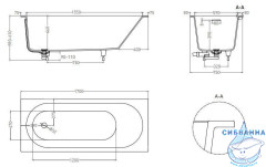 Ванна из искусственного камня LoveForm Lofo Kit 170x75 (белый глянцевый) (материал Gelcoat)