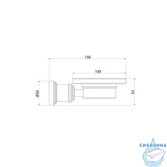 Мыльница, матовое стекло, золото матовое, Виндзор (Windsor), IDDIS, WINMGG0i42