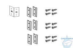 Комплект кронштейнов для установки модуля Хоммет 90909996