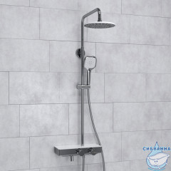 Душевая система Wasserkraft 230 1 режим A113.067.065.CH Thermo (хром/белый)