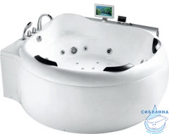Акриловая ванна Gemy G9088 O 185х185 с гидромассажем