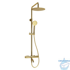 Душевая система Wasserkraft 250 1 режим A188.208.207.PG Thermo (глянцевое золото)