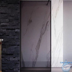 Walk-in Veconi Korato 80 профиль черный, стекло тонированное KR81BT-80-05-C4