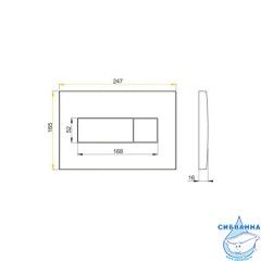 Инсталляция для унитазов Alcaplast Sadroмodul AM101/1120 с кнопкой смыва Alcaplast M578 (черный матовый)