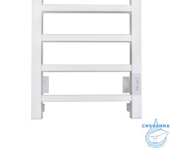 Полотенцесушитель электрический Санприз Квадро П8 30х80 (белый матовый) (подключение универсальное)