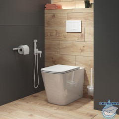 Унитаз приставной, безободковый, Bild, IDDIS, BILRDSEi26