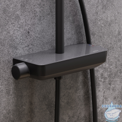 Душевая система Damixa Scandinavian Pure 936750300 (черный матовый)