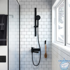 Душевой шланг 150 см Iddis 04P15BLi19 (черный)