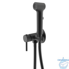 Смеситель с гигиеническим душем Azario Nyons AZ-KFX02B (черный матовый)