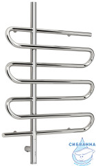 Полотенцесушитель электрический Сунержа Эпатаж L 60х80 (с возможностью скрытого подключения, подключение (хром)