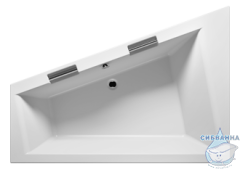 Ванна акриловая Riho Doppio R Plug&Play с панелью и опорой 180x130
