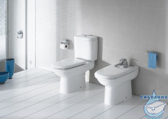 Унитаз напольный Roca Giralda 342466000 с бачком и сиденьем Soft Close (микролифт)