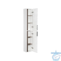 Шкаф-колонна Акватон Рене 30 белый/грецкий орех 1A222003NRC80