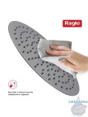 Верхний душ Raglo 300 R451.56.09 (графит)