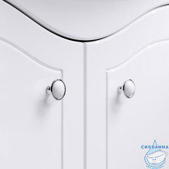 Тумба Aqwella Classic Франческа 105 с раковиной Стиль 105 белый глянец