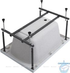 Акриловая ванна Aquanet Seed 100x70 с каркасом