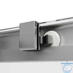 Душевое ограждение AM.PM Func 120x80 W84G-403-12080-MТ профиль хром, стекло прозрачное (без поддона)