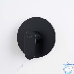 Встраиваемый смеситель для душа  Aquatek Ника AQ1866MB (1 режим) (черный матовый)