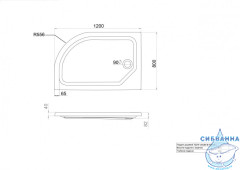 Акриловый поддон Triton 120x80 L Щ0000038229