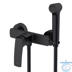 Смеситель с гигиеническим душем Azario Conda AZ-K2511B (черный матовый)