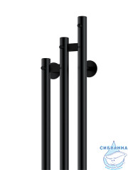 Полотенцесушитель электрический Indigo Sky (с таймером) 17х150 черный муар (с возможностью скрытого подключения, подключение R)