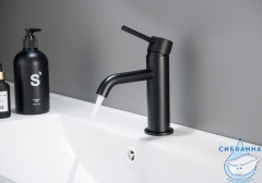 Смеситель для раковины Aquatek Европа AQ1310MB (черный матовый)