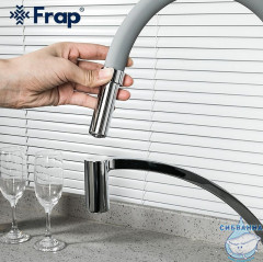 Смеситель кухни Frap F4552 (серый)