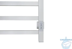 Полотенцесушитель электрический Санприз Контур П8 40х80 (белый матовый) (подключение универсальное)