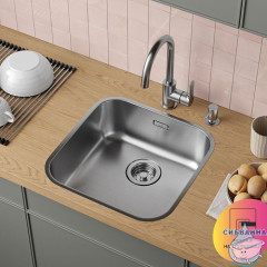 Мойка, нерж. сталь, сатин, 446*446, Mate, IDDIS, MAT44S0i77