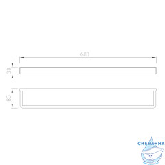 Полотенцедержатель ABBER Westen AA1755G