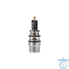 Дивертор для смесителя, латунь, h=64 мм, M24x1,5, вытяжной, хром, IDDIS, 997B0264SM