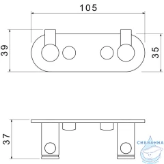 Крючок Aquatek Европа AQ4102BG