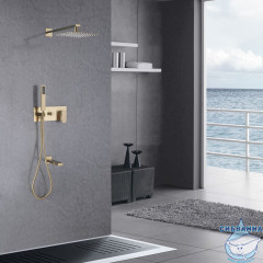 Душевая система Abber Daheim AF8217G  250 1 режим (хром)