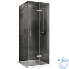 Душевое ограждение ABBER Zart AG08100P-S71 100x70 профиль хром, стекло  прозрачное (без поддона)