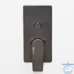 Встраиваемый смеситель для ванны Wasserkraft Wiese 8451 (оружейная сталь)