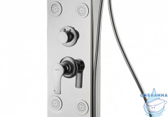 Душевая панель Aquanet Galaxy Shine 200 2 режима 237436 (полированная нержавеющая сталь)