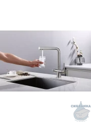 Смеситель кухни Frap F43899-3 (сатин)