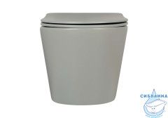 Унитаз подвесной безободковый Aquatek Европа AQ1901-MG с сиденьем Soft Close (микролифт)